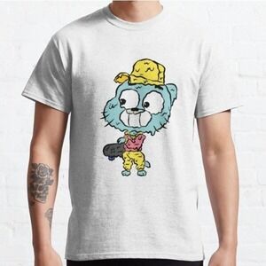 Skater Gumball The Amazing World Of Gumball Classic TV Series Retro T-Shirt